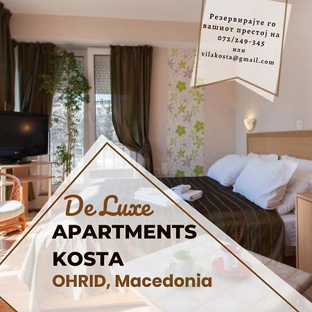De Lux Apartments Kosta Center Охрид Экстерьер фото